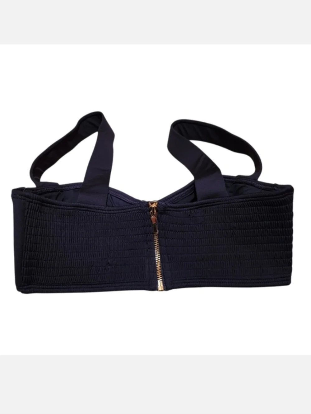 Women’s Large Kate Spade New York Georgica Beach Bralette Navy Bikini Top
